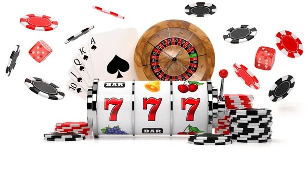 Caribbean Stud Poker table layout with dealer and player positions